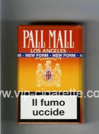 Pall Mall Famous American Cigarettes Los Angeles cigarettes hard box