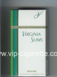 Virginia Slims Menthol 100s cigarettes hard box  Virginia Slims Menthol 100s cigarettes hard box