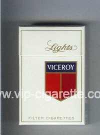 Viceroy Lights Filter Cigarettes hard box