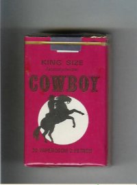 Cowboy king size red cigarettes