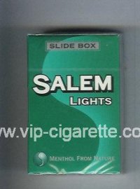 Salem Lights Slide box cigarettes hard box