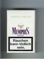 Memphis White Tennessee Tobaccos cigarettes hard box