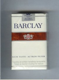 Barclay Rich Taste cigarettes