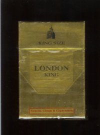 London King Size cigarettes hard box