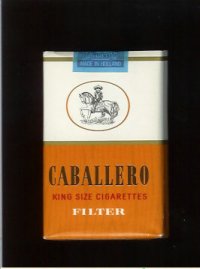 Caballero king size cigarettes filter with small cowboy