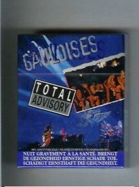 Gauloises Total Advisory 25s cigarettes hard box  Gauloises Total Advisory 25s cigarettes hard box