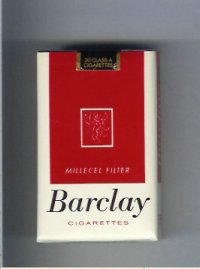 Barclay Cigarettes Millecel Filter