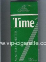 Time 120mm Menthol cigarettes hard box