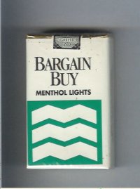 Bargain Buy Menthol Lights cigarettes