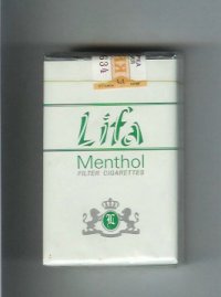 Lifa Menthol white cigarettes soft box