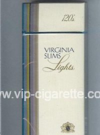 Virginia Slims Lights Filter 120s cigarettes hard box  Virginia Slims Lights Filter 120s cigarettes hard box