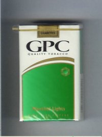 GPC Quality Tabacco Menthol Lights King Size Filters Cigarettes soft box  GPC Quality Tabacco Menthol Lights King Size Filters Cigarettes soft box