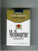 Melbourne Lights Premium Blend cigarettes soft box