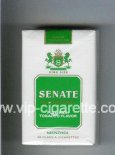 Senate International Full-Rich Tobacco Flavor Menthol cigarettes soft box