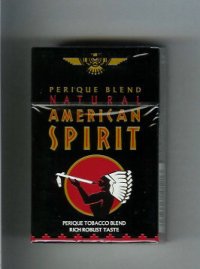 Natural American Spirit Perique Blend Rich Robust Taste black cigarettes hard box  Natural American Spirit Perique Blend Rich Robust Taste black cigarettes hard box