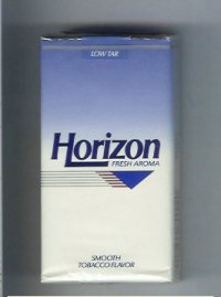 Horizon Fresh Aroma Smooth Tobacco Flavor 100s cigarettes soft box  Horizon Fresh Aroma Smooth Tobacco Flavor 100s cigarettes soft box