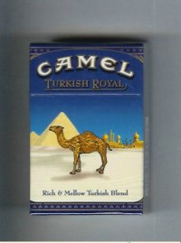 Camel Turkish Royal Rich Mellow Turkish Blend cigarettes hard box