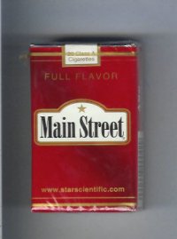 Main Street Full Flavor cigarettes soft box