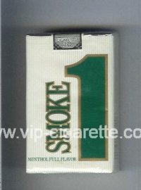 Smoke 1 Menthol Full Flavor cigarettes soft box