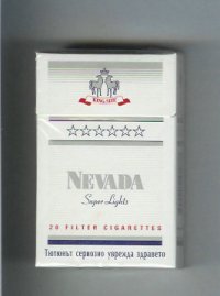 Nevada Super Lights cigarettes hard box  Nevada Super Lights cigarettes hard box