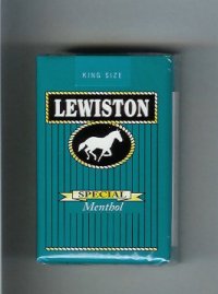 Lewiston Special Menthol cigarettes soft box