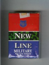 New Line Military American Blend cigarettes soft box  New Line Military American Blend cigarettes soft box
