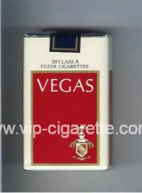 Vegas Cigarettes white and red soft box
