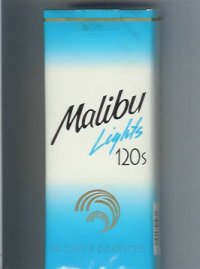 Malibu Lights 120s cigarettes soft box  Malibu Lights 120s cigarettes soft box
