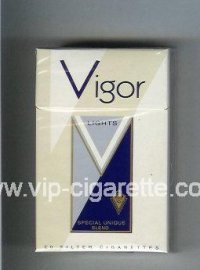 Vigor Lights Special Inique Blend cigarettes hard box  Vigor Lights Special Inique Blend cigarettes hard box