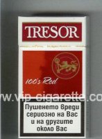 Tresor 100s Red cigarettes hard box
