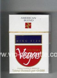 Vegas American Blend Filters Cigarettes hard box