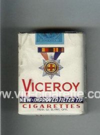 Viceroy New-Improved Filter Tip Cigarettes soft box