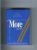 More Lights American Blend blue and gold cigarettes hard box