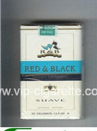 R and B Red and Black Suave cigarettes soft box