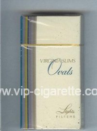 Virginia Slims Ovals Lights Filters 100s cigarettes soft box  Virginia Slims Ovals Lights Filters 100s cigarettes soft box