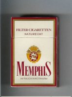 Memphis Filter Cigaretten Naturecht cigarettes hard box