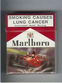 Marlboro with Ferrari 25 cigarettes hard box  Marlboro with Ferrari 25 cigarettes hard box