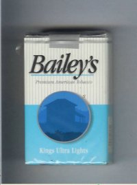 Bailey's Ultra Lights cigarettes