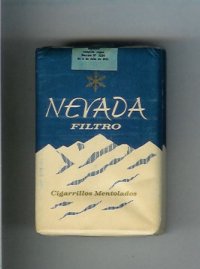 Nevada Filtro Mentolados cigarettes soft box  Nevada Filtro Mentolados cigarettes soft box