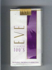 EVE Lights 100s cigarettes soft box