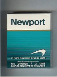 Newport Menthol 25 cigarettes hard box  Newport Menthol 25 cigarettes hard box
