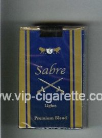 Sabre Lights Premium Blend cigarettes soft box