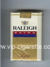 Raleigh Extra Lights cigarettes soft box