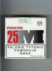 M Mocne 25 cigarettes soft box