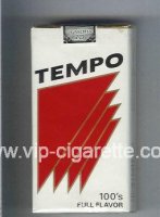 Tempo 100s Full Flavor cigarettes soft box