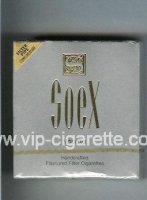 Soex Vanilla cigarettes wide flat hard box