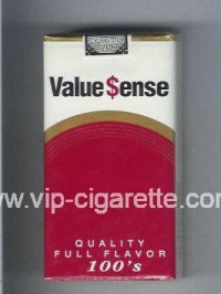 Value Sense Quality Full Flavor 100s cigarettes soft box