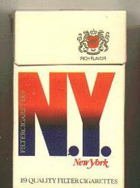 New York cigarettes hard box  New York cigarettes hard box