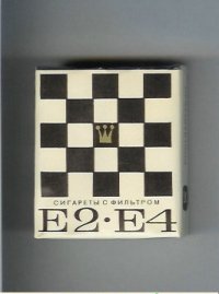 E2 E4 cigarettes soft box