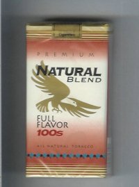 Natural Blend Premium Full Flavor 100s cigarettes soft box  Natural Blend Premium Full Flavor 100s cigarettes soft box